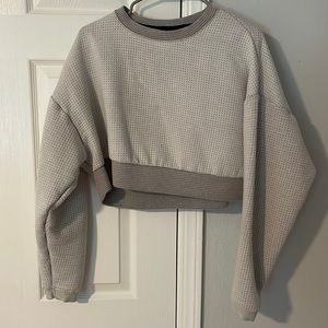 nike oversized cropped sweater